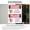 Signmission Do Not Enter Test In Progress Bilingual Danger Sign, Vinyl Decal, 10in W x 14in L, 2PK OS-2PACK-DS-D-1014-VS-1149 - alternate 4